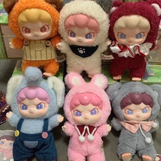 臺灣出貨 正版dora盲盒tnt茸茸動物所係列搪膠毛絨掛件玩偶公仔娃娃可愛