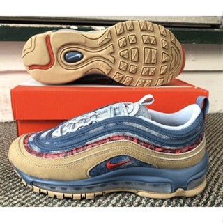 潮牌 Nike Air Max 97 Wild West（GS）牛仔 腰果花 氣墊 子彈 步 BV6374 慢跑鞋