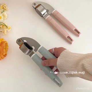 🔥新店限時低價🔥高顔值ins壓蒜泥夾蒜泥器手動搗蒜器家用大蒜不銹鋼壓蒜榨汁專用