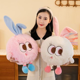 【i運動】 玩偶 禮物 長毛小怪獸玩偶毛絨玩具大眼睛娃娃萌怪小兔心心睡覺抱枕新年禮物