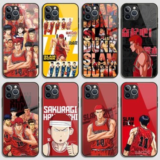 灌籃高手手機殻玻璃 流川楓 櫻木花道iphone 15 14 Plus 13 12 11 Pro Max保護殻XR XS