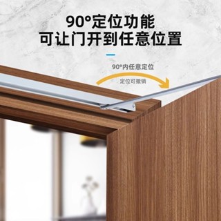 【嚴選精品 限時特惠】家用軌道式壓緩沖滑軌閉門器肯德基門店滑槽自動關門神器配件