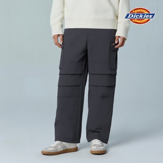 dickies男款深灰色多口袋雙膝設計舒適柔軟休閒長褲|dk0a87txcf8
