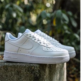NIKE AIR FORCE 1 全白 女款/男款/大童 復古經典 低筒 板鞋