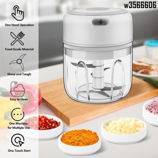 【臺灣出貨🔥檢驗合格 高品質有保障】250ml 電動迷你切蒜器,帶 USB 充電的無線便攜式食品切碎機,非常適合大蒜