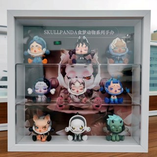 【盒子行動】 食夢動物系列 盲盒展示相框 泡泡瑪特 SP7代手辦 玩具收納盒 擺臺掛墻