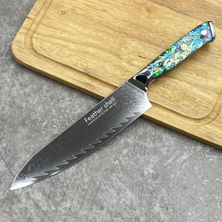 67大馬士革鋼菜刀家用廚房主廚刀廚師專用切片刀日式水果刀B02