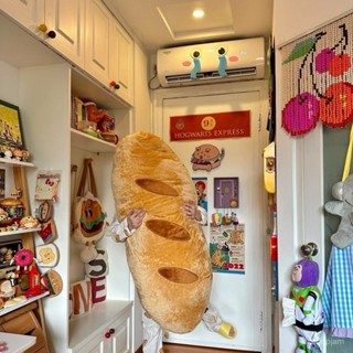 🌸可可家🌸可愛奇奇怪怪麵包長條枕毛絨玩具宿捨床頭靠墊床上夾腿睡覺枕頭