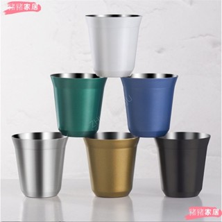 品質保障*80ml / 160ML 濃縮咖啡杯 304 不銹鋼咖啡杯 保溫杯 雙層咖啡杯yiyi