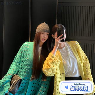 🎶小鈴音Isletune🔔推薦🔔針織衫長版外套高領打底條紋V領上衣短版外套辣妹‘高領內搭女裝披肩毛衣小香風透膚上衣馬甲背