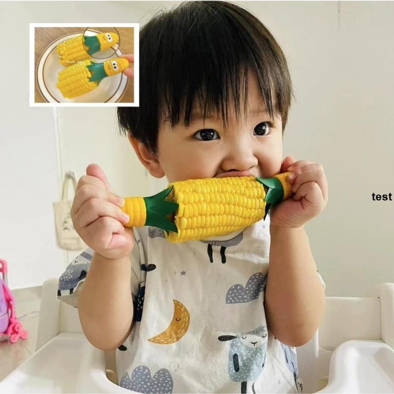 台灣發貨【免運】 加拿大Joie卡通玉米防燙隔熱叉 玉米叉 兒童水果叉 雞翅叉 燒烤叉 花生温馨之家