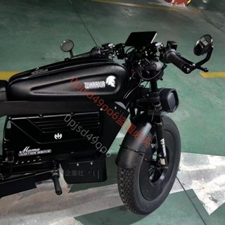 可開發票himoto黑武士電動車超長續航電車機甲款電瓶車復古電動自行車成人 SL森臨企業社