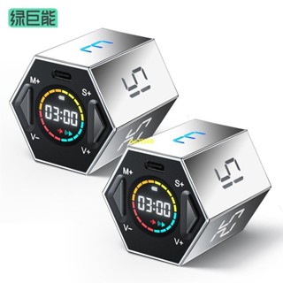 免運 綠巨能 TickTime電子計時器 倒數計時器 定時器 提醒器 自律提醒器 時間管理適用於讀書學習運動倒數廚房烹飪