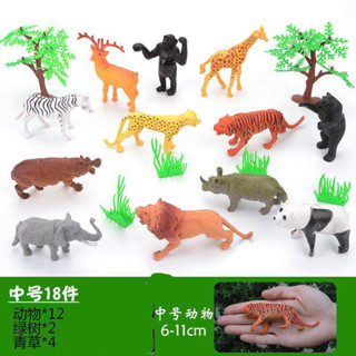兒童玩具模擬玩具 53/28/24套裝動物昆蟲玩具模擬恐龍玩具霸王龍獅子兒童玩具禮物