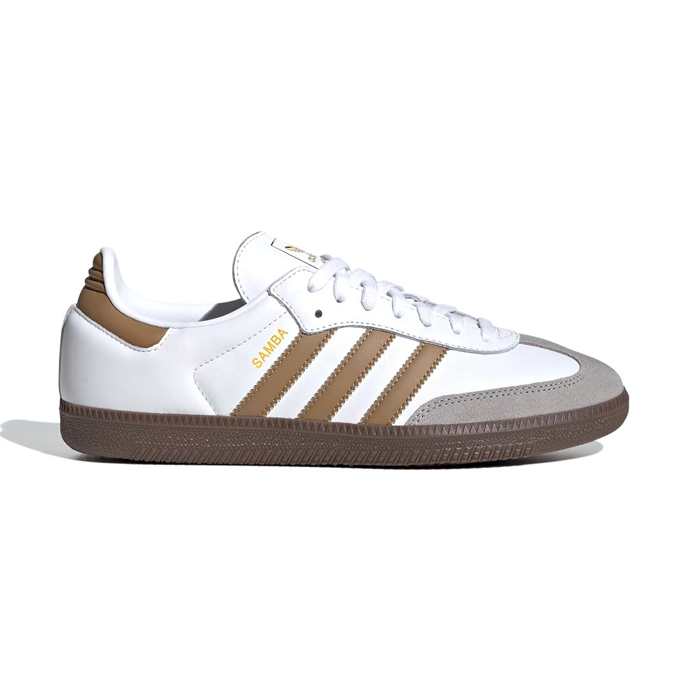 Adidas Samba OG 男鞋 女鞋 白棕色 奶茶色 復古 休閒鞋 JH8796