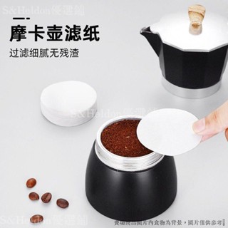 原木色濾紙3/6/9號進口紙張 摩卡壺咖啡壺過濾 專用咖啡濾紙100片 💥臺灣出貨+統編🎉