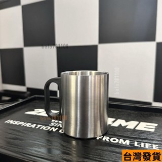 🔥抖音熱賣啤杯網紅商用戶外防摔不銹鋼兒童水杯大人咖啡杯雙層防燙啤酒杯馬克杯家用茶杯