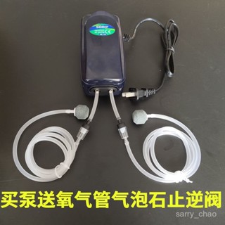 🌸精選🌸 小衝氧泵 魚缸增氧機 氧氣加氧泵製氧 小型家用打氧機加氧充氧泵