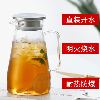 【臺灣出貨】熱銷推薦~免運【開水壺】耐熱高硼矽玻璃壺晾開水壺耐高溫大容量泡茶熱水壺