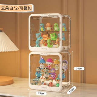 【盒子行動】 手辦盲盒 收納盒 泡泡瑪特展示盒 展示櫃 透明亞克力盒子 擺件防塵