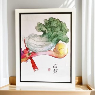 臺灣出貨📦木質4k畵框素描美術作品掛墻4開8k相框海報a3掛墻A4擺拚圖diy相框