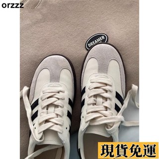 🌸臺灣限時低價🌸 這雙底超軟!! 今年不能沒有的焦糖底百搭韓妞鞋 2024春款德訓鞋女平底運動休閒鞋內增高復古阿甘鞋