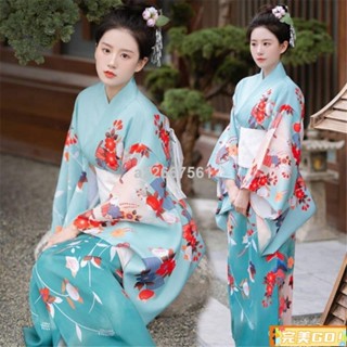 完美🔥cospaly 日本 和服 傳統服飾 和服女改良連衣裙學生日式溫柔外景拍照神明少女影樓日系寫真服裝