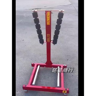 【可開發票】 汽車輪轂輪胎清洗架洗車維修補胎工具除膠清洗去汙鍍膜輪胎架 銘星商行