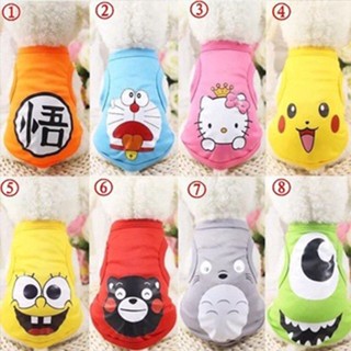 【寵物潮品】春夏狗狗衣服皮卡丘寵物卡通衣服小型犬衣服幼兔寵物背心薄款