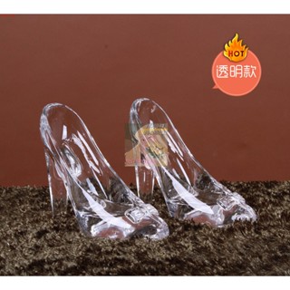 💯水晶高跟玻璃鞋💖灰姑娘水晶高跟玻璃鞋情人節女友閨蜜生日禮物聖誕節畢業七夕禮物