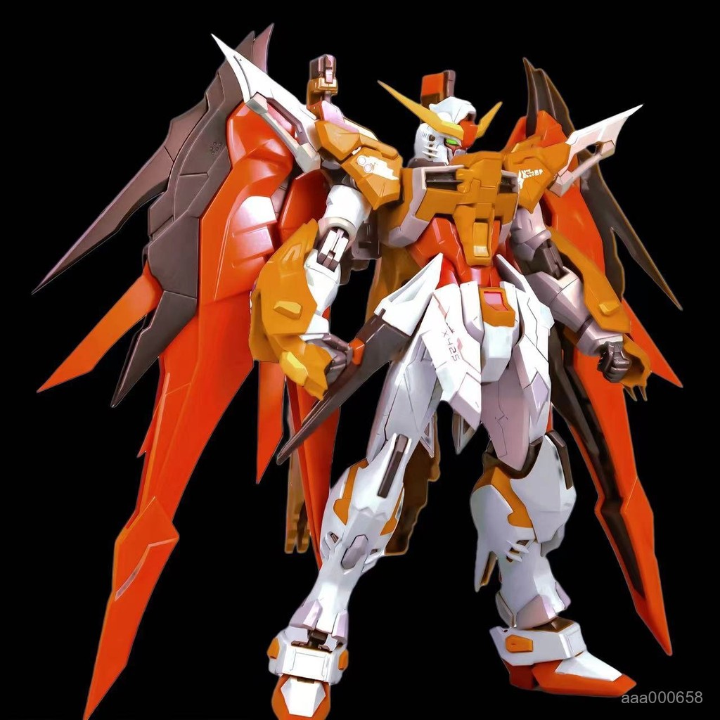 gundam 1/100 大班8828 命運帶光翼 MB樣式  預塗裝 1:100 仿海涅配色 拚裝模型玩具 鋼彈