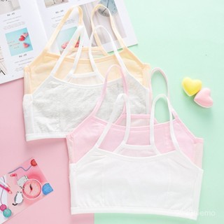 【雅格菲】運動背心 健身背心 健身內衣 瑜伽 內衣 背心少女內衣髮育期運動純棉小背心女童初中學生薄款透氣網眼9-16嵗