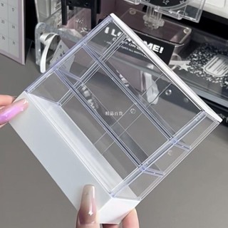 【臺灣出貨】娃娃收納櫃 收納盒 桌面立牌展示架ins風適配chiikawa分格手辦收納吧唧公仔娃娃痛櫃
