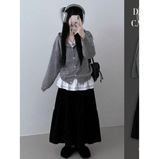 Codibook｜韓國 ccomeng 質感簍空寬鬆連帽針織開襟衫［預購］針織外套 女裝