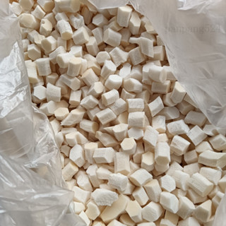 臺灣發貨 天然乳膠顆粒填充物坐墊碎料靠枕邊角料枕頭枕芯大塊懶人沙髮六角