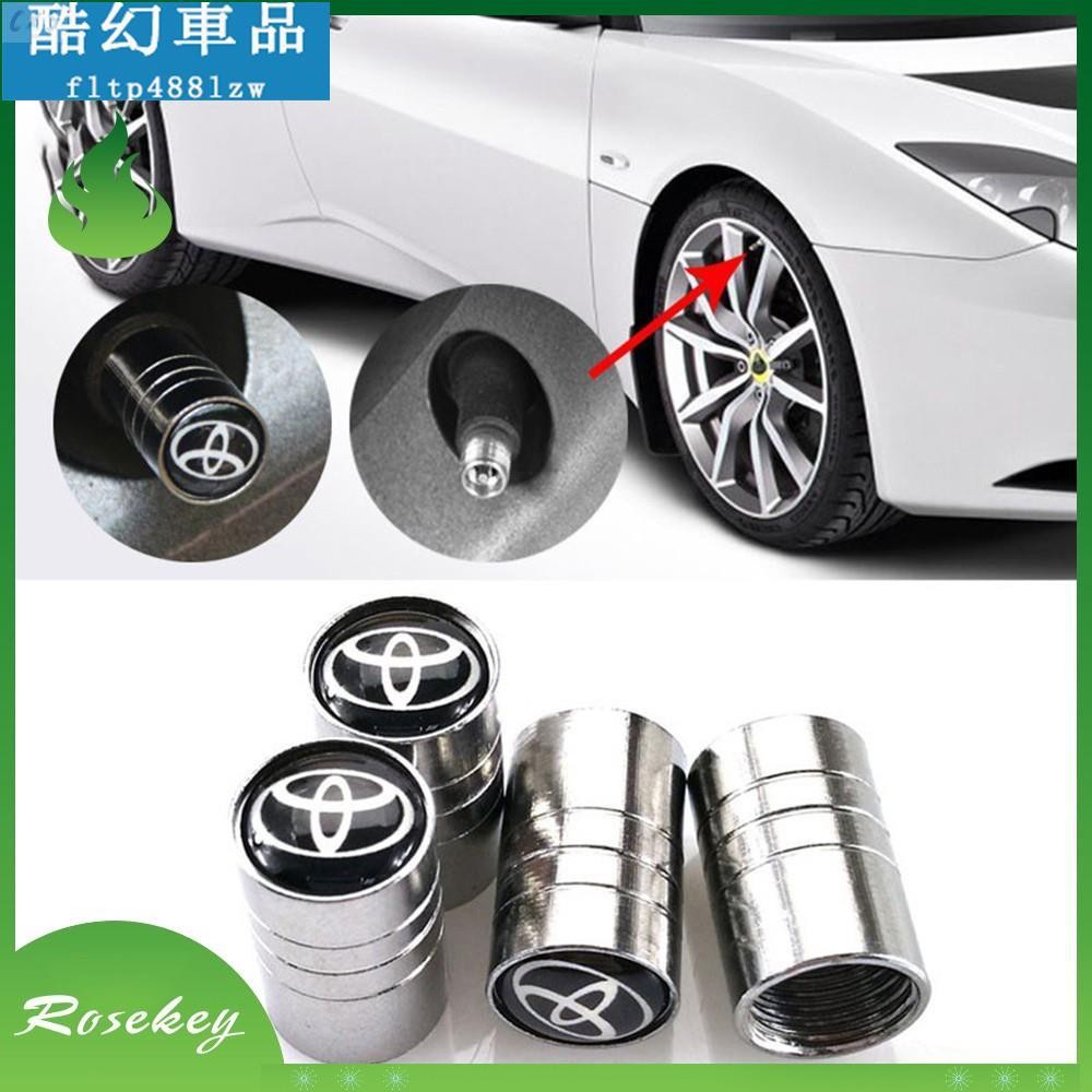 1專用於豐田 TOYOTA 銀色氣門嘴帽 汽車輪胎氣門嘴 防放氣門芯嘴蓋 風嘴帽 輪胎帽 氣嘴帽 單個裝 CAR推薦