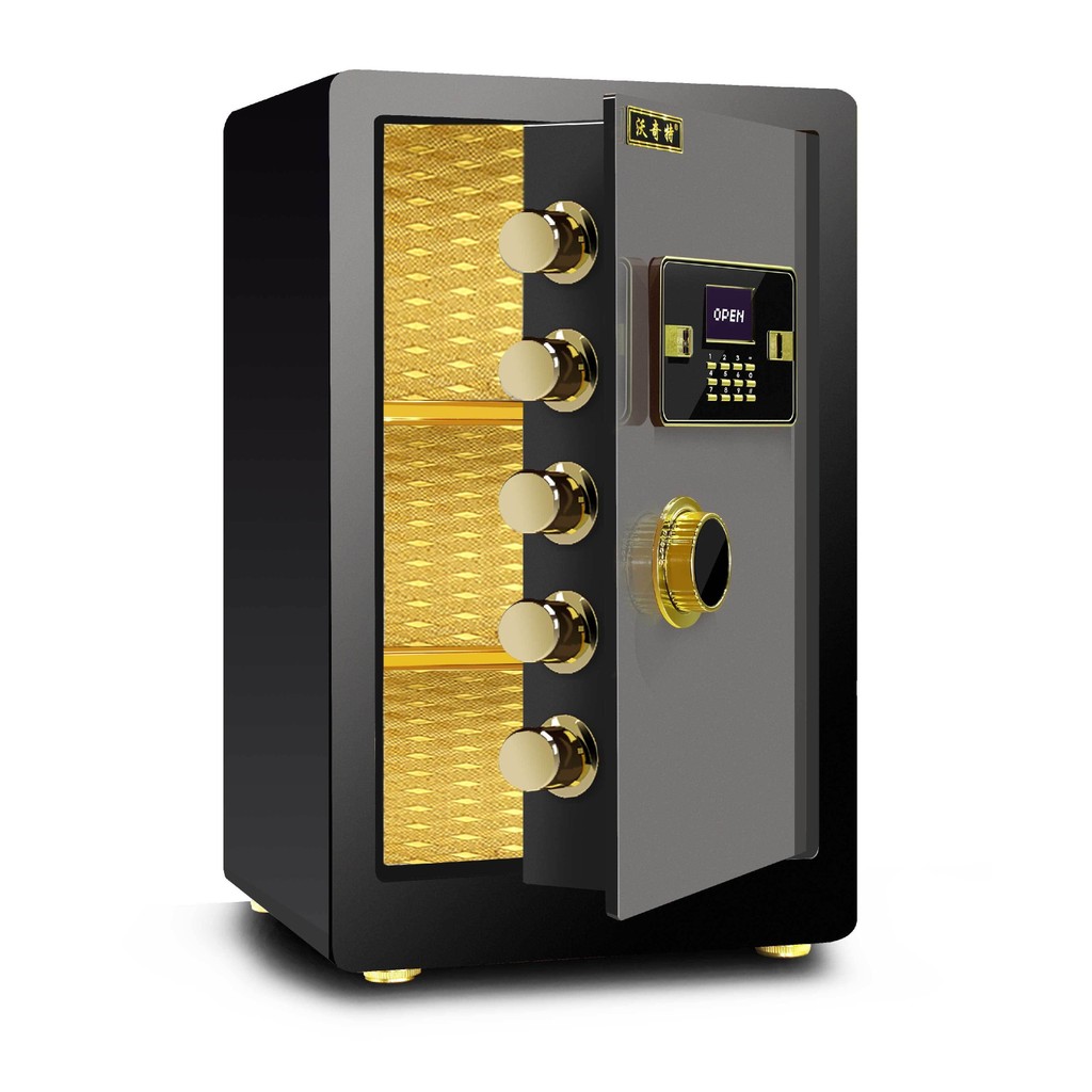 ⭐可開發票⭐【3.5】全鋼保險櫃家用小型隱形防盜辦公機械保險箱入墻報警迷你密碼箱 NVE1