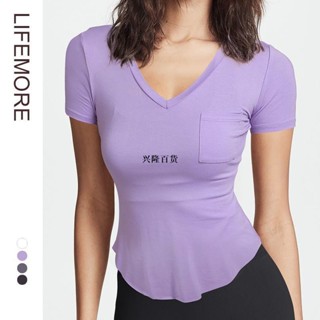 ✨興隆特惠✨ins風瑜伽t恤女緊身運動罩衫顯瘦速乾健身服跑步短袖上衣女夏薄款女運動上衣運動短袖短袖罩衫瑜珈服瑜珈罩衫瑜珈