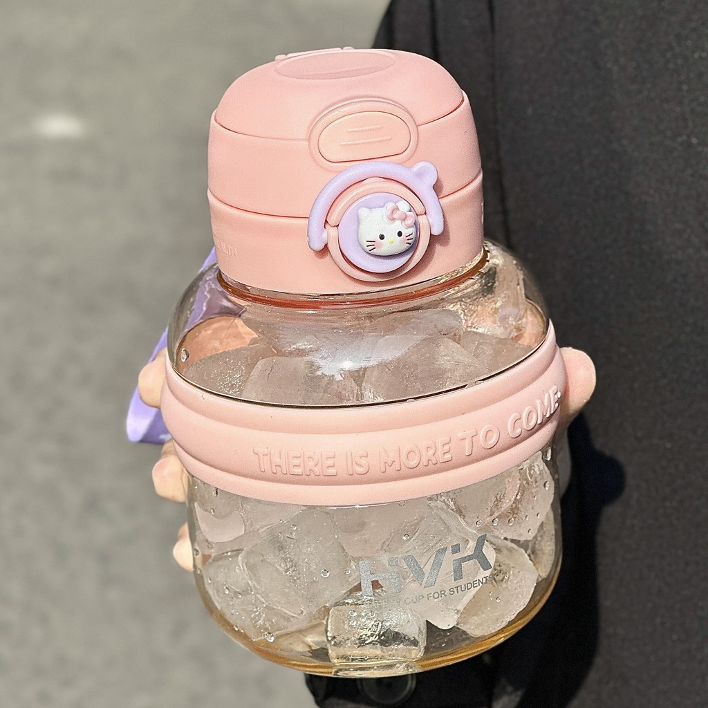 【台灣熱銷】大容量噸噸水杯女生PPSU耐高溫可愛大肚吸管杯子夏季學生兒童水壺