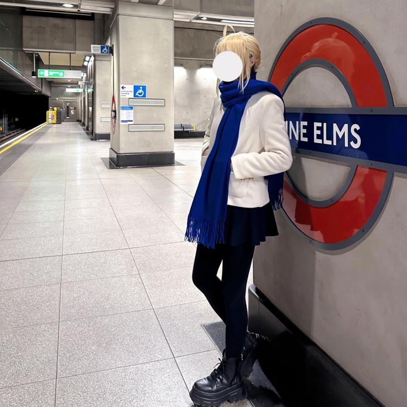 蝦皮最低價🌸 FATE/STAY NIGHT吾王FGO阿爾託莉雅saber外套裙子cos小衆 cosplay 角色扮演