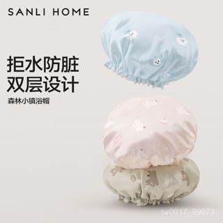 浴帽🎀防水浴帽 加大加長防水浴帽 浴室壁掛式防水帽架 兒童洗頭帽 淋浴帽 防滲漏設計 防勒緊貼閤浴帽 無痕鬆緊帶