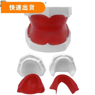 牙科練習假牙模型無牙頜石膏堤蠟模型