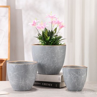 陶瓷花盆 家用北歐風花盆 大口徑花盆 室內外髮財樹綠蘿君子蘭花盆 加厚花盆 栽培盆 防摔花盆 種植盆 盆器 園藝盆栽