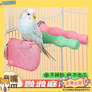 🔔臺灣出貨🔔鵡樹脂磨指站棍 磨指棲木 踏闆 小寵跳臺 跳闆 鸚鵡棲木 蜜袋鼯跳闆 小鳥用品