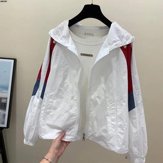 🚚臺灣出貨🚚防風防水衝峰衣女💕【3.7萬人收藏】夾克衫女薄款外穿防曬服2023新款春夏季連帽拼接外套透氣防曬衣服