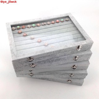 【日式高階產品】日式收納盒 冰花絨首飾盒手鐲項鏈戒指收納耳環耳飾展示道具帶蓋收納盒首飾盒
