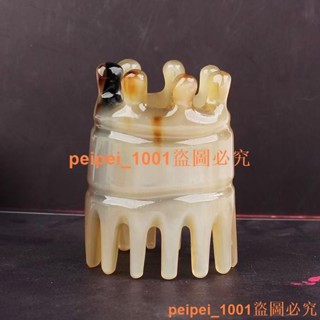 低價促銷~~牛角頭部按摩梳全身通用刮痧筒頭療專用頭皮器經絡刷天然正品梳子