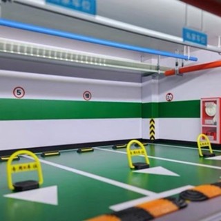 壓克力汽車展廳 1:18模型場景地下車庫燈停車場玩具汽車展示盒防塵亞克力 車模展示盒 場景展示