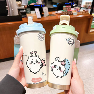 陶瓷保溫杯 不銹鋼保溫杯 保溫瓶 水壺 水杯 水瓶 烏薩奇 吉伊卡哇 小八 飛鼠 車載水杯 咖啡杯 雙飲杯 兒童吸管杯