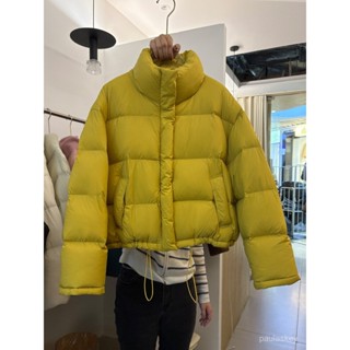 冬新款韓版短款白鵝絨保暖泡芙羽絨服女小個子麵包服外套 JPYL